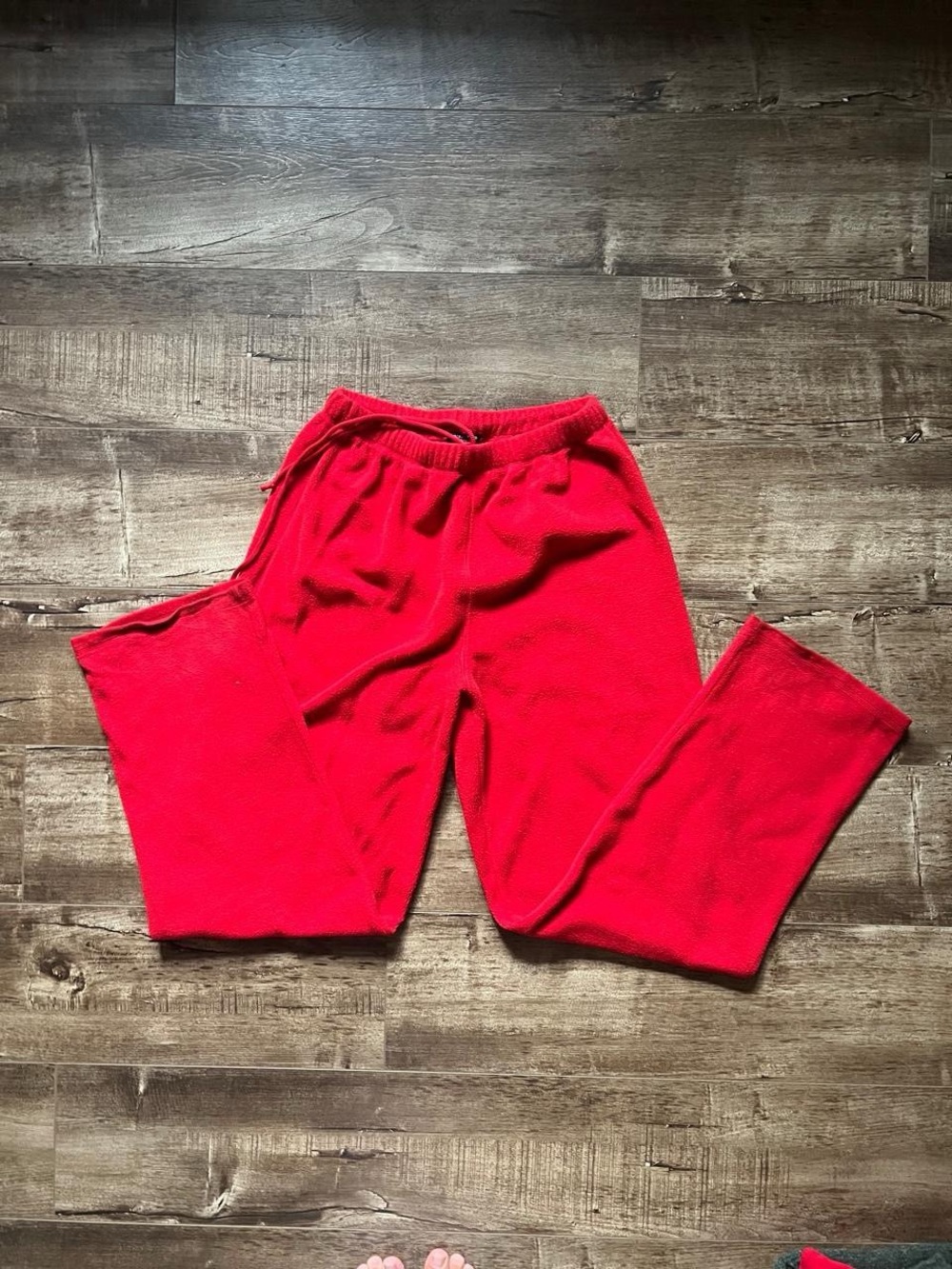 Red Fleece Lounge Pants